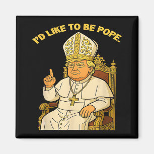 Papst Trump Funny Trump Vatican Christlich Retro C Magnet