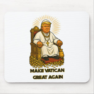 Papst Trump Funny Trump Vatican Christlich Retro C Mousepad