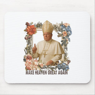 Papst Trump Funny Trump Vatican Christlich Retro C Mousepad