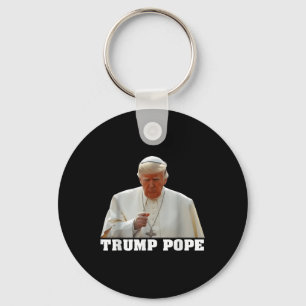 Papst Trump Funny Trump Vatican Christlich Retro C Schlüsselanhänger