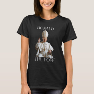 Papst Trump Funny Trump Vatican Christlich Retro C T-Shirt