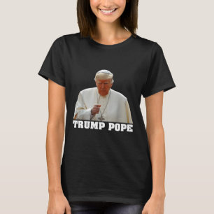 Papst Trump Funny Trump Vatican Christlich Retro C T-Shirt