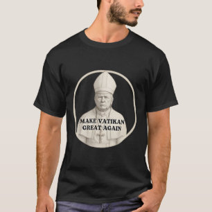 Papst Trump Funny Trump Vatican Christlich Retro C T-Shirt