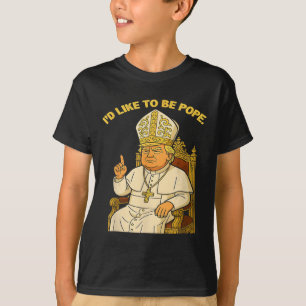 Papst Trump Funny Trump Vatican Christlich Retro C T-Shirt