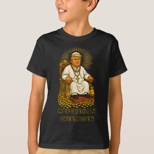 Papst Trump Funny Trump Vatican Christlich Retro C T-Shirt