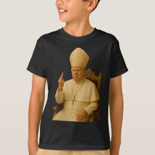Papst Trump Funny Trump Vatican Christlich Retro C T-Shirt