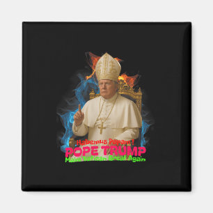 Papst Trump Lustig Trump Vatikan Christlich Retro Magnet