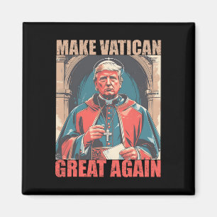 Papst Trump Lustig Trump Vatikan Christlich Retro Magnet