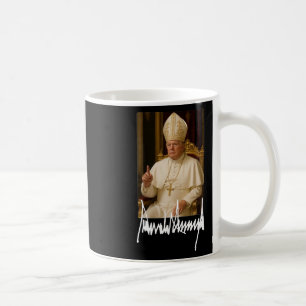Papst Trump Lustiger Amerikanischer Präsident Trum Kaffeetasse