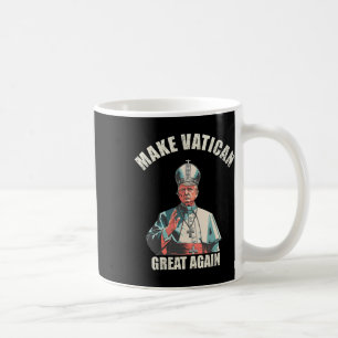 Papst Trump Lustiger Trump Vatikan Christlich Retr Kaffeetasse