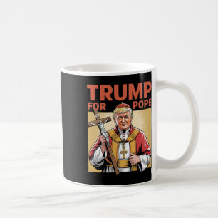 Papst Trump Lustiger Trump Vatikan Christlich Retr Kaffeetasse