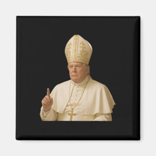 Papst Trump Lustiger Trump Vatikan Christlich Retr Magnet