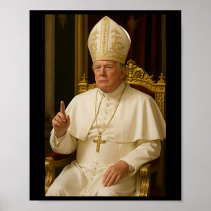 Papst Trump Papst Donald Trump Männer Frauen Poster