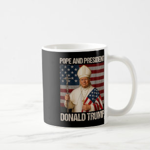 Papst und Präsident Donald Trump Kaffeetasse