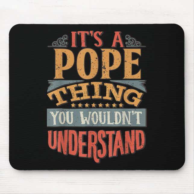 Papstname _2  mousepad (Vorne)