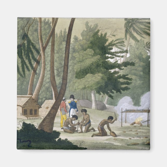 Papu Stamm auf der Insel Rawak, Platte 20 von 'Le Magnet (Vorne)