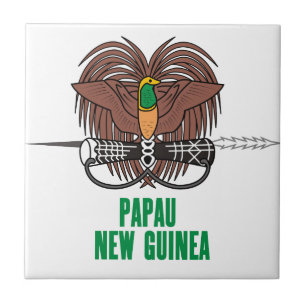 PAPUA-NEU-GUINEA - Emblem/Flagge/Wappen/Symbol Fliese