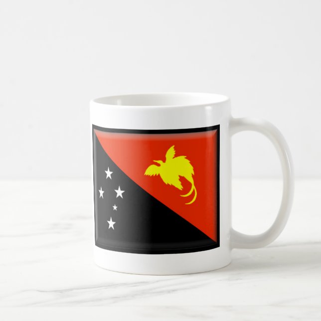 Papua-Neu-Guinea Flagge Tasse (Rechts)