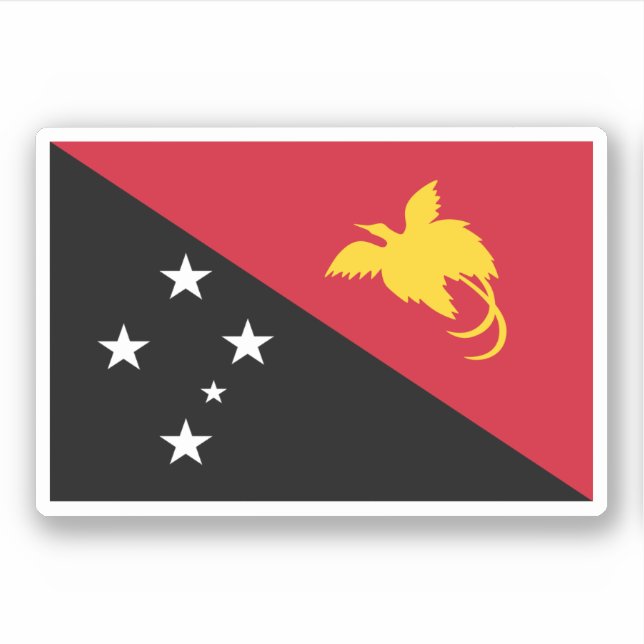 Papua Neue Guinea Aufkleber (Vorderseite)
