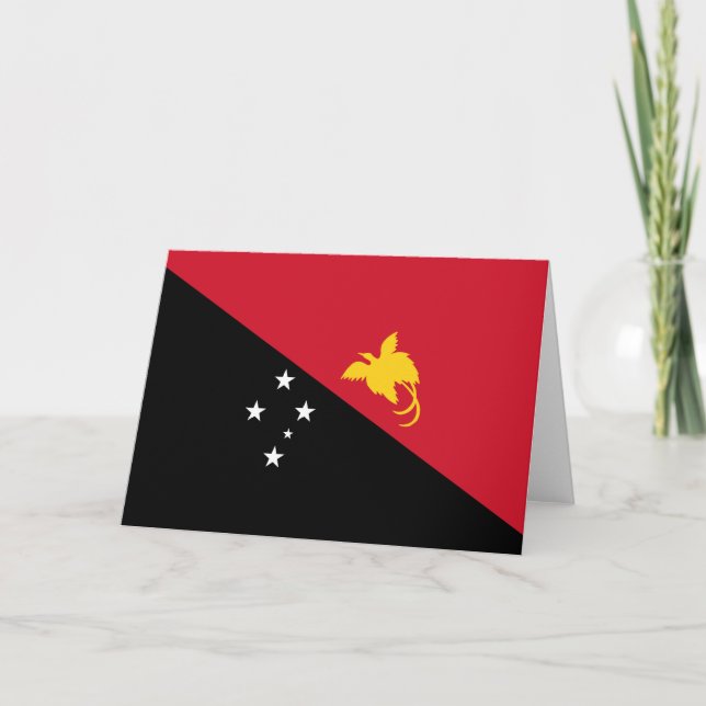 Papua-neue Guinea Dankeskarte (Vorderseite)