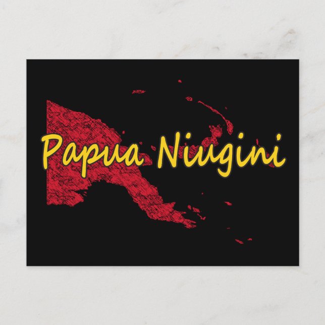 Papua Neue Guinea Feiertagspostkarte (Vorderseite)