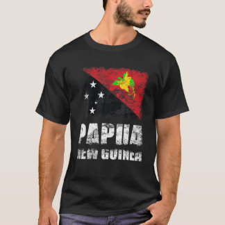 Papua-neue Guinea Flag T Shirt Papuan Flag T-Shirt
