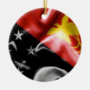 Papua Neue Guinea Flag Weihnachtsschmuck