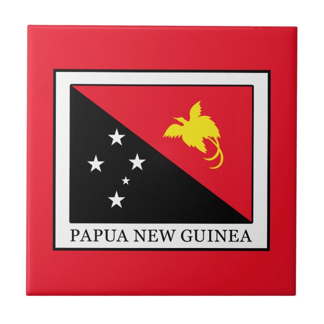 Papua Neue Guinea Fliese (Vorderseite)