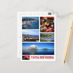Papua - Neue Guinea - Mosaik - Postkarte