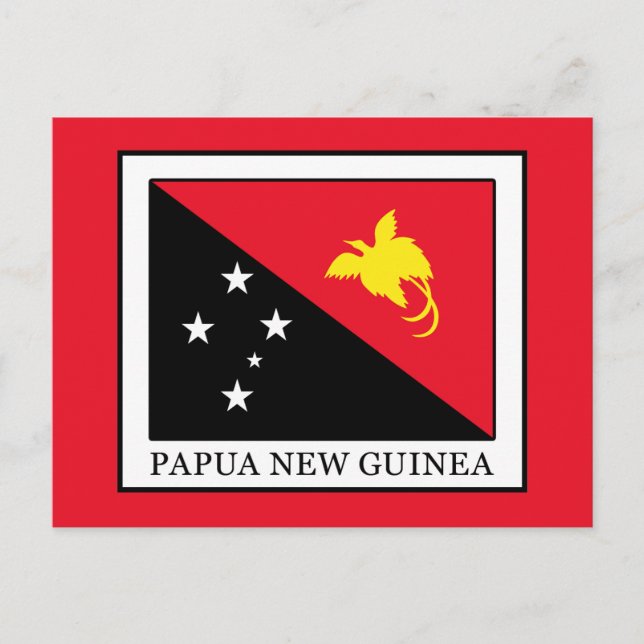 Papua Neue Guinea Postkarte (Vorderseite)