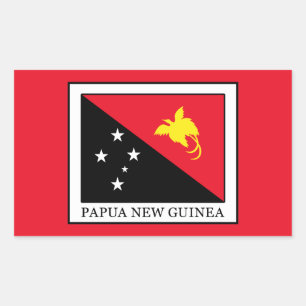 Papua Neue Guinea Rechteckiger Aufkleber