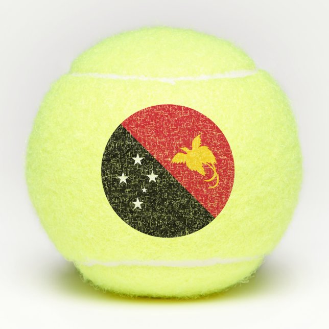Papua-neue Guinea Tennisbälle (Vorderseite)