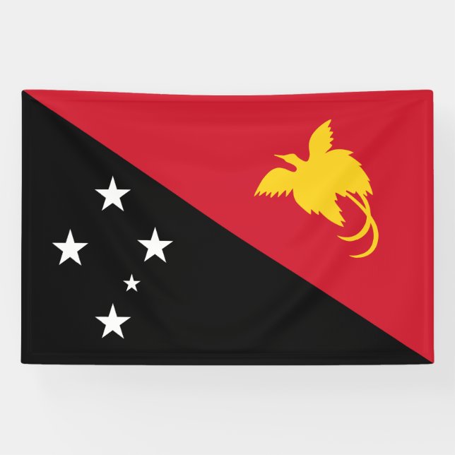 Papua-Neuen Guinea Banner (Horizontal)