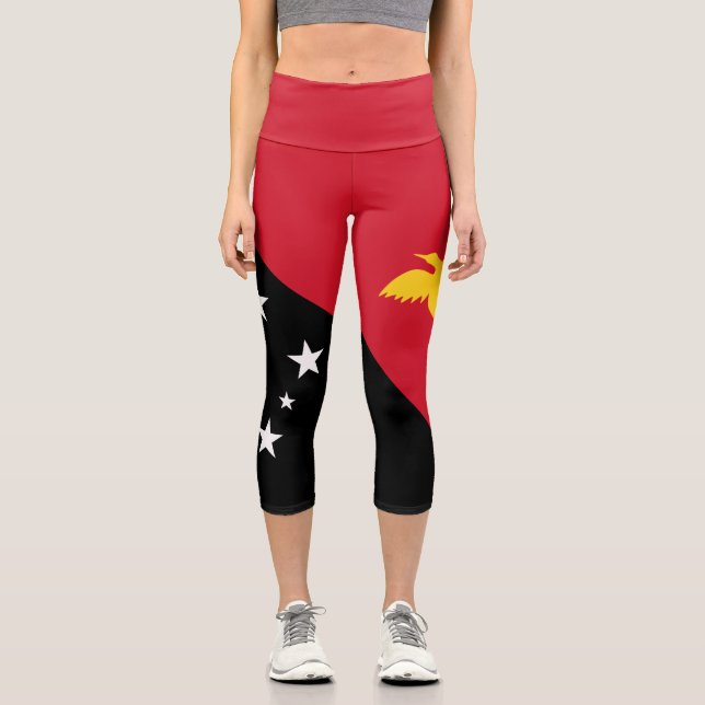 Papua-Neuen Guinea Capri Leggings (Vorderseite)