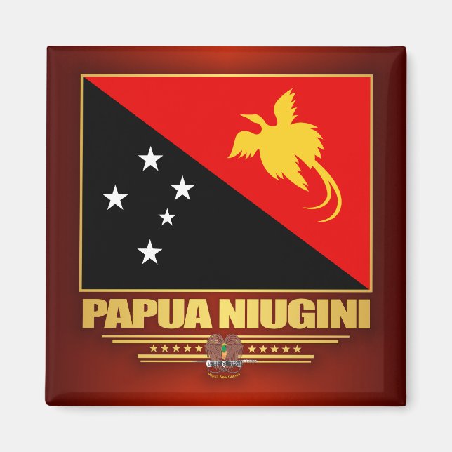 Papua-Neuen Guinea Magnet (Vorne)