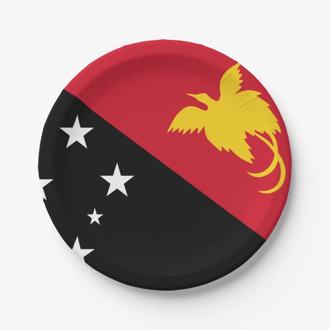 Papua-Neuen Guinea Pappteller (Vorderseite)