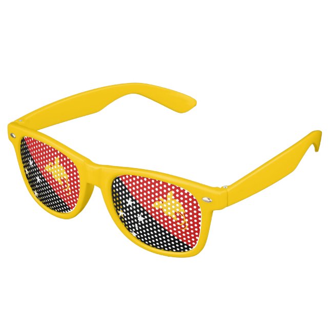 Papua-Neuen Guinea Partybrille (Schrägansicht)