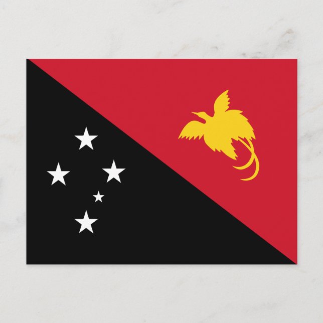 Papua-Neuen Guinea Postkarte (Vorderseite)