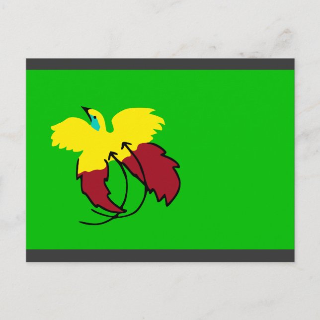 Papua-Neuer Guinea 1965, Papua-Neuer Guinea Postkarte (Vorderseite)