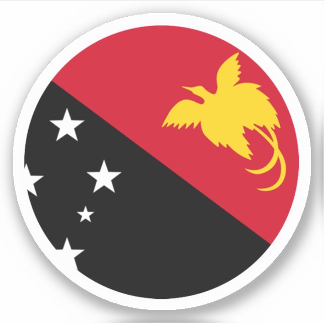 Papua-Neuer Guinea Aufkleber (Vorderseite)
