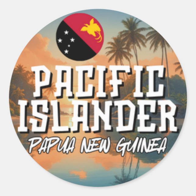 Papua Neuer Guinea PNG Sticker Pazifikinsel (Vorderseite)