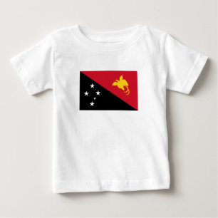 Papua-Neuguinea-Flagge Baby T-shirt