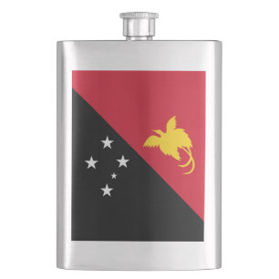 Papua-Neuguinea-Flagge Flachmann