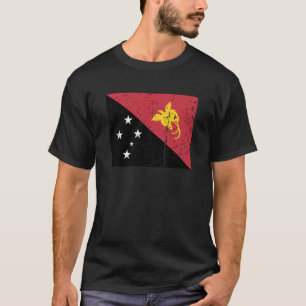 Papua-Neuguinea-Flagge Grafik Für Männer Frauen Ki T-Shirt