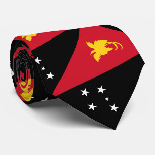Papua-Neuguinea-Flagge Krawatte