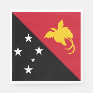 Papua-Neuguinea-Flagge Serviette