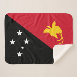 Papua-Neuguinea-Flagge Sherpadecke