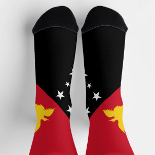 Papua-Neuguinea-Flagge Socken
