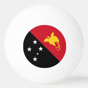 Papua-Neuguinea-Flagge Tischtennisball