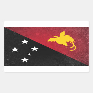 Papua-Neuguinea Rechteckiger Aufkleber